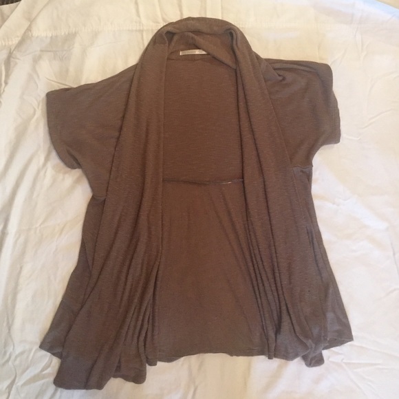 Brown, flowy sweater