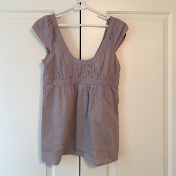 Theory lavender blouse