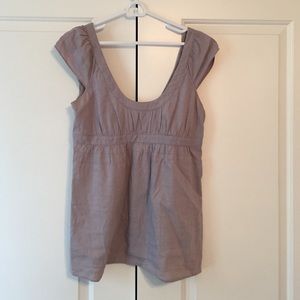 Theory lavender blouse