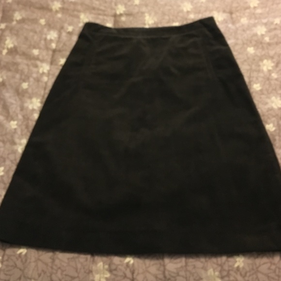 J Crew Brown Corduroy Pencil Skirt.