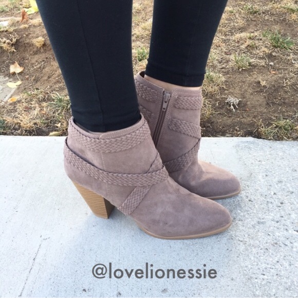 SALE•••LAST PAIR••• Vegan Soft Suede Ankle Booties - Picture 2 of 5