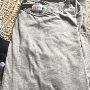 Small Light Gray Lula Roe Irma