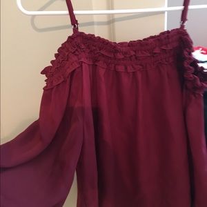 Off the shoulder shirt
