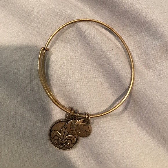 Fleur de Lis Alex and Ani bracelet