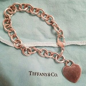 Authentic Tiffany & Co. Heart tag bracelet