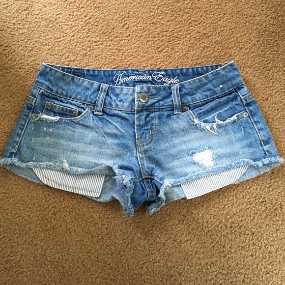 American Eagle Outfitters Low Rise Shortie Shorts