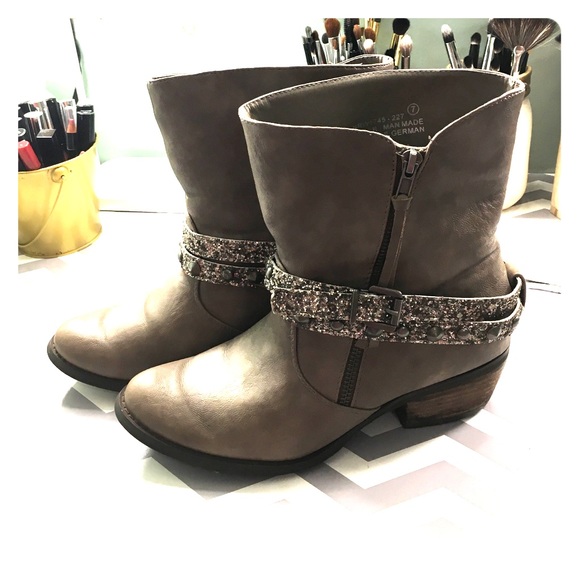 Grey Ankle Booties