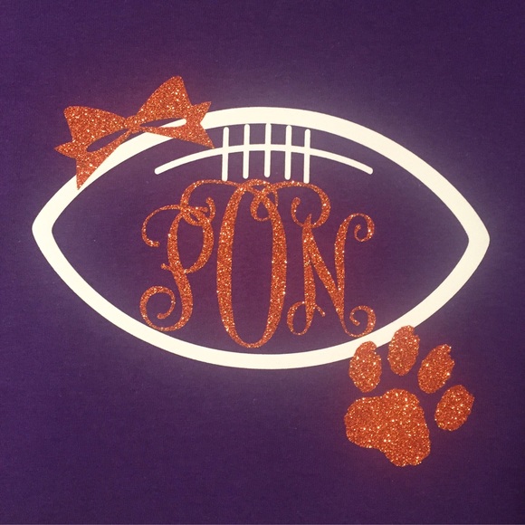 Clemson monogram tshirts - Picture 1 of 1