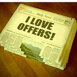 I LOVE OFFERS!!!!  $$$$$