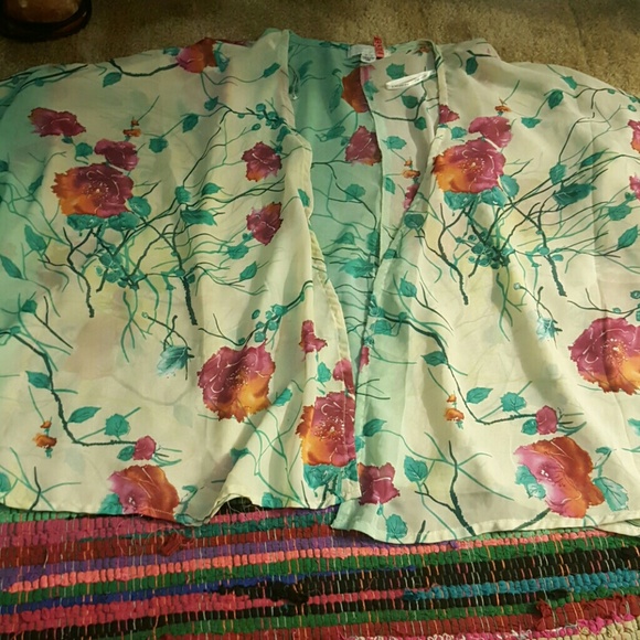 Floral cardigan