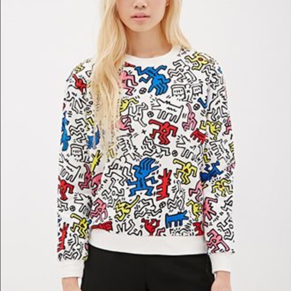 keith haring sweatshirt forever 21