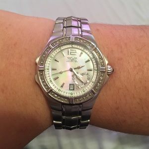 Invicta Diamond Heart Watch