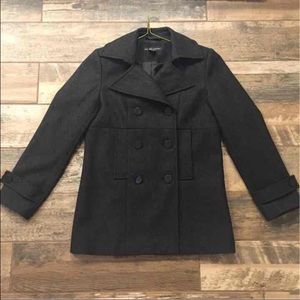 Black pea coat
