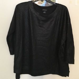 Club Monaco black shimmery sweater