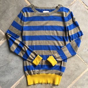 Nautical stripe light sweater