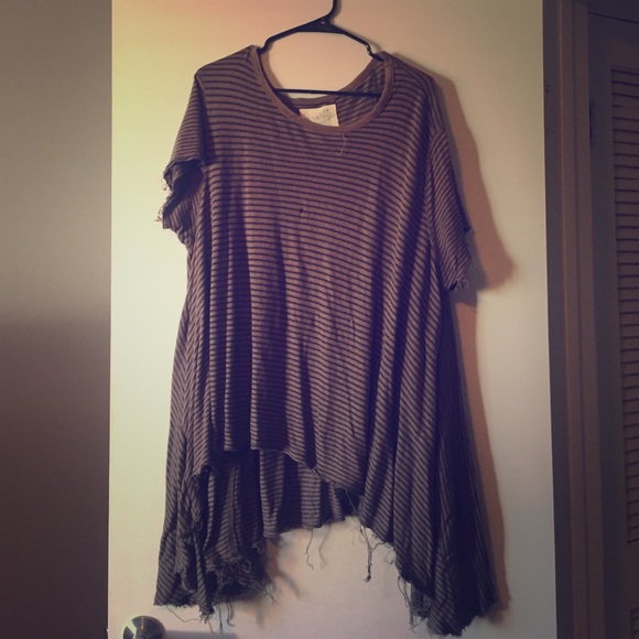 Oversized Free People tee