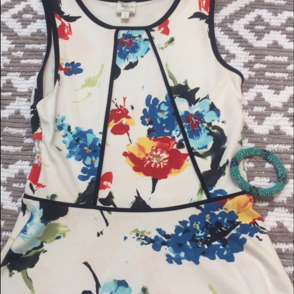 Beautiful flowered peplum from anthro