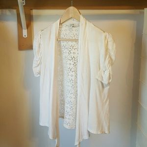 Lightweight cream cardigan