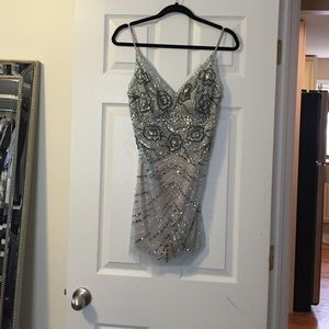 Dave & Johnny Beaded Party Dress