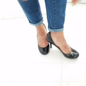 Steve Madden Black Patent Leather Shoes