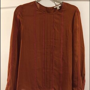 J.Crew sz 4 silk blouse- perfect for fall!
