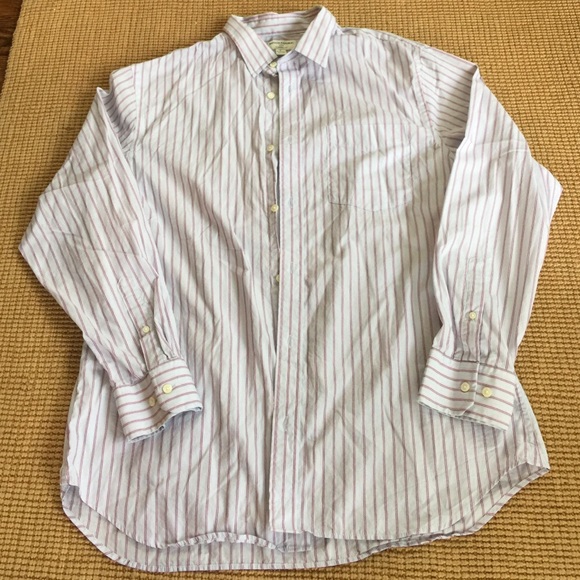 Banana republic stripe button down
