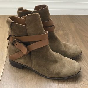 See By Chloe Nude/ Tracy Calf Brown Bootie Size 39