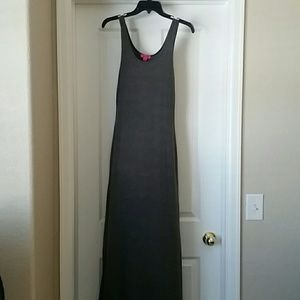 Dark grey maxi dress