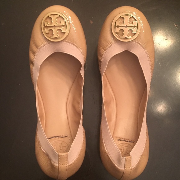 🚫SOLDDD***Tory burch tan ballet flats