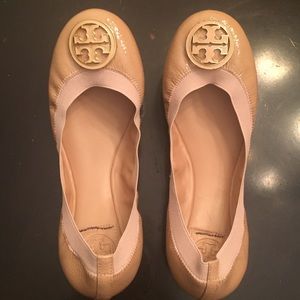 🚫SOLDDD***Tory burch tan ballet flats