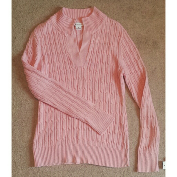 Liz Claiborne Cable Knit Pullover Sweater