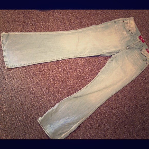 Size 4  washed out Lucky Jeans