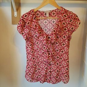 Banana Republic Sheer blouse