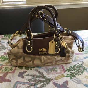 Authentic coach purse