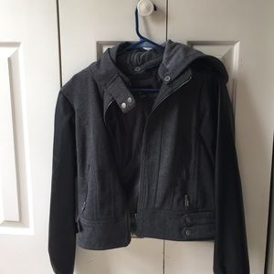 Forever 21 leather cargo jacket