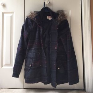 Mossimo plaid winter jacket