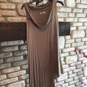 NWOT Asymmetrical Jersey and Silk Dress