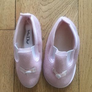 Baby Dior Pink Slippers