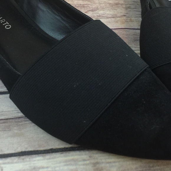 Franco Sarto Pointed Toe Leather Flats_4