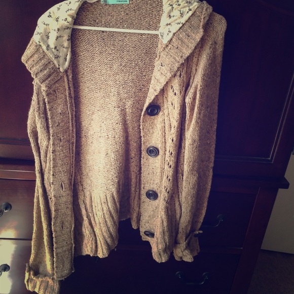 Tan jacket cardigan