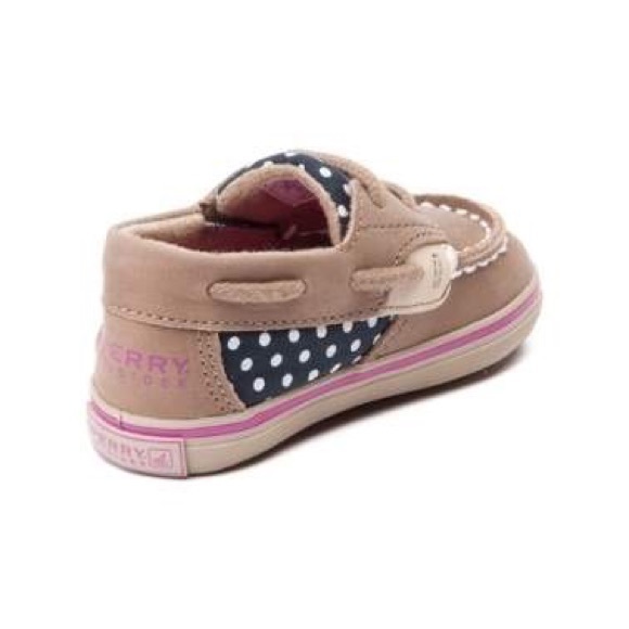 🔅Sperry Crib Navy Polka Dots🔅W/FREE GIFTS!🎁😍 - Picture 3 of 4
