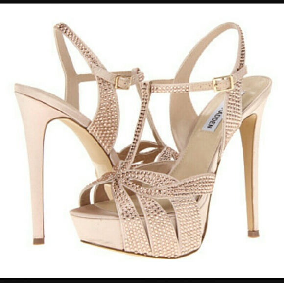 Steve Madden - Allly blush rose crystal pumps