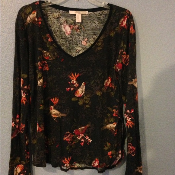 Flower and Bird Shirt