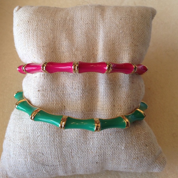 Stella and Dot enamel bangles