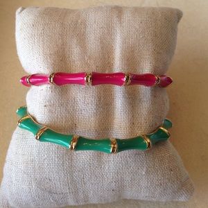 Stella and Dot enamel bangles