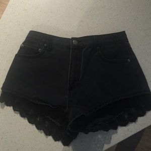 High waisted shorts