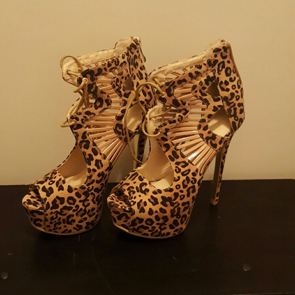 Leopard Print Platform Stilleto