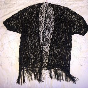 Beautiful Floral Lace Kimono