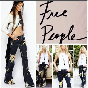 Free people floral jeans