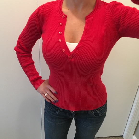 💋VICTORIA SECRET HENLEY SWEATER💋